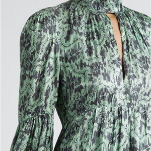 Cinq à Sept Bessie Floral Long Sleeve Mini Dress